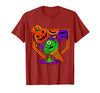 Ice Cream Drip Baseball Home Plate Halloween Tee Funny Halloween Baseball Ice Cream Drip Boys Girls Youth T-Shirt -