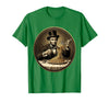 Mademark Funny Monkey Eating Spaghetti With Fork Illustration T-Shirt - Men - Kelly Green