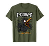 F COW F Crow F-Cow-F T-Shirt - Olive Green