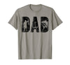 Fishing Gifts for Dad Father's Day Fisherman Fishing Dad Birthday Classic Bold Font Fish Daddy T-Shirt - Slate Grey