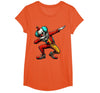 Creepy Halloween Dabbing Dab Dance Dabbing Creepy Clown Scary Halloween Dab Dance T-Shirt - Orange