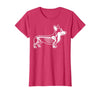 Halloween Corgi Skeleton Spooky Costume Corgi Skeleton Halloween T-Shirt - Red Heather