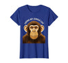 Mademark Living My Jungle Life Monkey Design T-Shirt - Women - Royal Blue