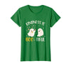 Halloween Costume Teacher Kindness is Boo Tiful Teacher Cute Ghost Halloween Costume T-Shirt - Kelly Green