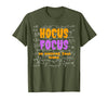 Funny Teacher Halloween Shirt. Math Teacher. Hocus Focus T-Shirt - Olive Green