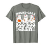 Wound Care Nurse Boo Boo Crew Halloween Wound Care Boo Boo Crew Nurse Funny Ghost Halloween Nurse T-Shirt - Olive Heather
