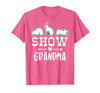 Show Rabbit Grandma T-Shirt in Pink Heather