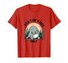 Mademark Sea Cow Vibes Only Manatee Design T-Shirt - Red