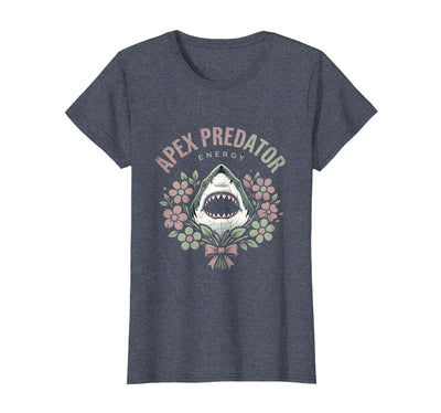 Womens Apex Predator Energy Shark Design T-Shirt