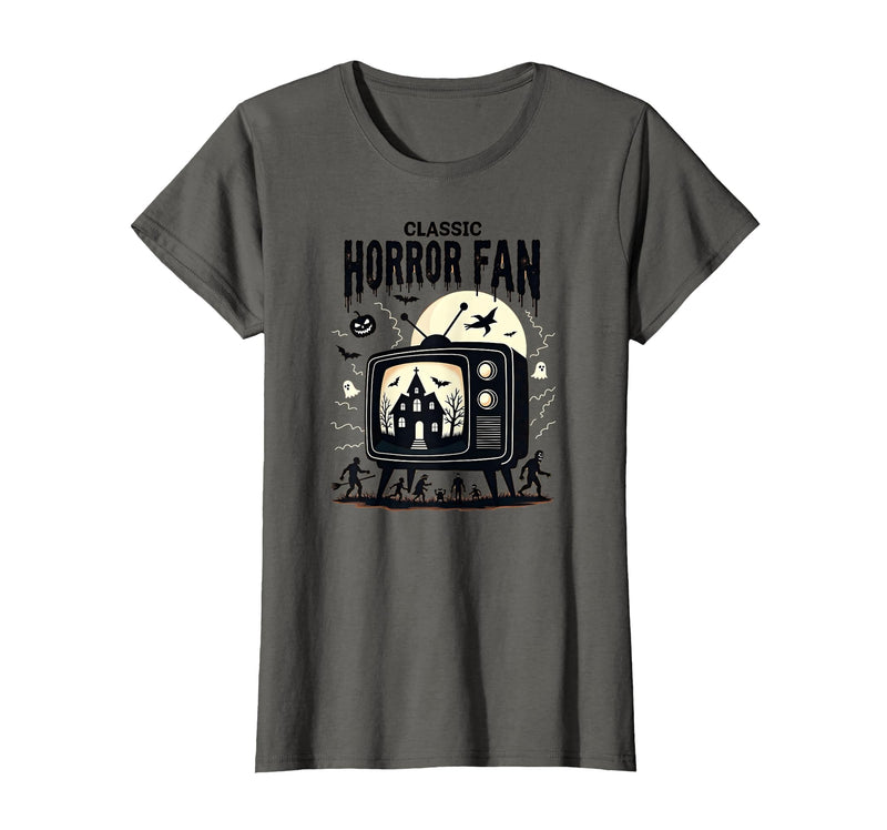 Mademark Halloween - Vampires, Zombies & Horror T-Shirt - Asphalt Grey-halloween Vintage