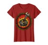 Mademark Monkey Wrench in the Gears Graphic Design T-Shirt - Women - Cranberry Red