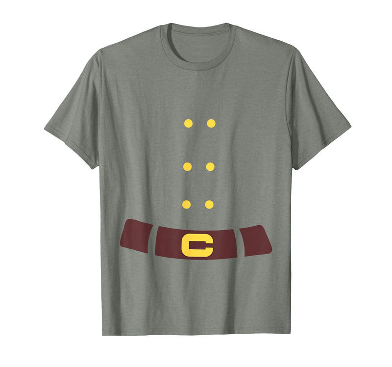 Dwarf Elf Halloween Costume Dwarf Costume Last Minute Halloween Costume T-Shirt - Olive Heather