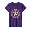 Mademark Wild and Swinging Free Monkey Graphic Design T-Shirt - Women - Purple