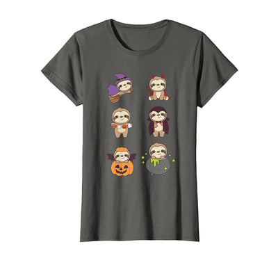 Sweet Animals For Halloween As Of 31 October Sloth Halloween Costume Sloths Halloween T-Shirt