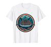 Mademark Whale Shark Sunlit Ocean Surface Illustration T-Shirt - White