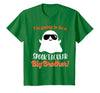 Halloween Pregnancy Announcements by HotW Big Brother Pregnancy Announcement Ghost Funny Boy Halloween T-Shirt - Kelly Green
