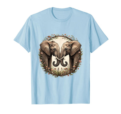Mademark Mama Elephant and Calf Touching Trunks Gift T-Shirt - Men
