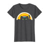 Cat Shirts For Women Men Girls Kids Kitten Gifts Peeping Black Cat Rainbow Vintage Halloween Men Women Kids T-Shirt - Dark