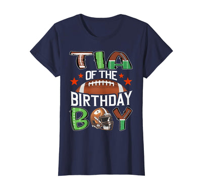 Football Birthday Boy Family Matching Tia of The Birthday Boy Game Day Football T-Shirt