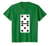 Fun and Easy Halloween Costume T-Shirts - Dominoes Double Five Dominoes Halloween Costume 5 Domino Game T-Shirt - Kelly Green