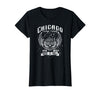 Camelot71 Chicago Classic Retro Vintage Illinois Windy Rock'n'Roll T-Shirt - Black