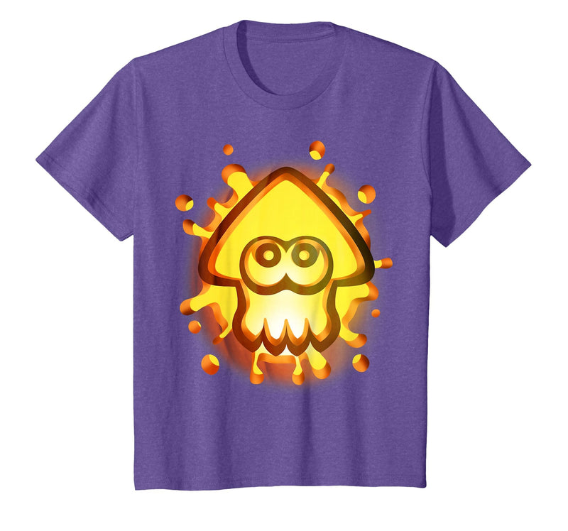 Nintendo Splatoon Inkling Halloween Pumpkin Graphic T-Shirt T-Shirt - Purple Heather
