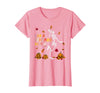 Halloween Aba Therapy Applied Behavior Tees Rbt Funny Aba Fall Registered Behavior Technician Halloween Rbt T-Shirt - Pink