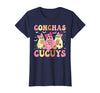 Funny Conchas and Cucuys Mexican Tees Halloween Cute Conchas and Cucuys Ghost Funny Halloween Mexican Ghost T-Shirt - Navy