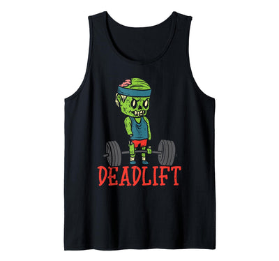 Halloween Women Men Kids Boys Girls Zombie Deadlift Funny Gym Halloween Workout Fitness Men PT Tank Top