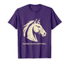 Mademark Horses Over Everything Equestrian Women Design T-Shirt - Men - Purple