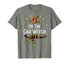 Matching Witch Halloween Costumes by Foxio Im the Gigi Witch Halloween Matching Group Costume T-Shirt - Olive Heather