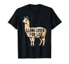 Mademark Llama Lover For Life Peru Graphic Design T-Shirt - Black