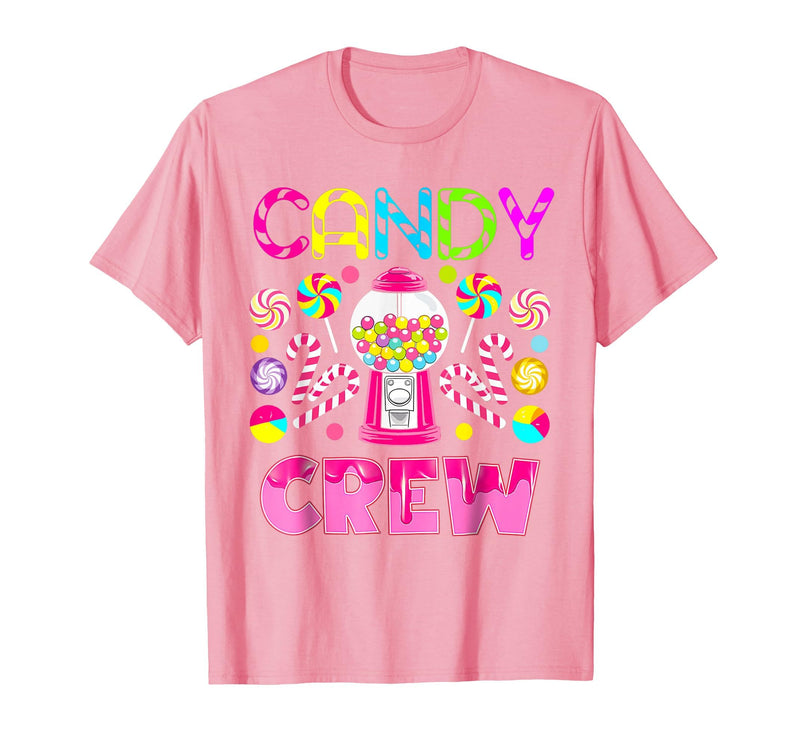 Candy Land Candy Crew Party Halloween Costumes T-Shirt - Pink