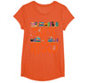 Trick or Read Funny Halloween Teacher Book Library Reading T-Shirt - Orange