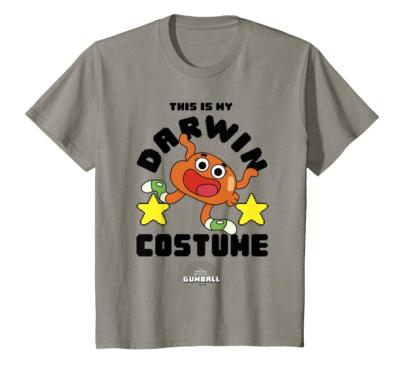 The Amazing World of Gumball This is My Darwin Costume T-Shirt - Slate Grey