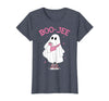 Spooky Season Ghost Halloween Boujee Boo-Jee Boo-JEE Spooky Season Ghost Pink Halloween Pumpkin Boujee T-Shirt - Heather Blue