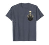 Funny Pocket Skeleton Halloween T Shirt For Men Funny Skeleton in The Pocket Halloween Kids Teens Adults T-Shirt - Heather