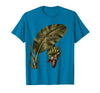 Mademark Just Here for Bananas Funny Monkey Design T-Shirt - Men - Sapphire Blue