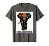 Mademark Ivoirien, No Matter Where Patriotic Elephant Design T-Shirt - Men - Asphalt Grey