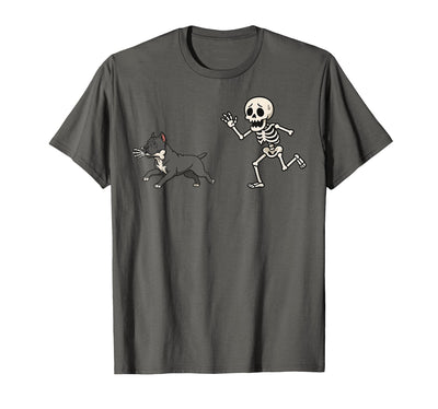 Pitbull Halloween Costume Funny Pitbull Skeleton Hand Halloween T-Shirt