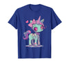 Kawaii Pastel Goth Creepy Cute Witchy Halloween Ts Kawaii Pastel Goth Creepy Cute Witchy Zombie Unicorn T-Shirt - Royal Blue