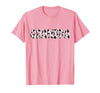 Cow Pattern Print Family Matching Birthday Shirts Cow Grandpa Birthday Family Matching Fathers Day Boy Girl T-Shirt - Pink