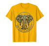 Mademark Be the Elephant Strength and Wisdom Design T-Shirt - Men - Golden Yellow