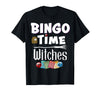 Bingo Time Witches Halloween Bingo Player Novelty Halloween Bingo Time Witches Funny Women Bingo Player T-Shirt - Black
