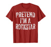Funny Halloween Party Matching Family Costumes Tee Pretend I'm A Rockstar Costume Family Halloween Rock Star T-Shirt -