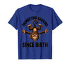 Mademark Monkeying Around Since Birth Funny Monkey Design T-Shirt - Men - Royal Blue