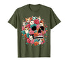 TS - SHOP - Kitty Skeleton Halloween Costume Idea Cat Skull - Kitty Skeleton Halloween Costume Idea T-Shirt - Olive Green