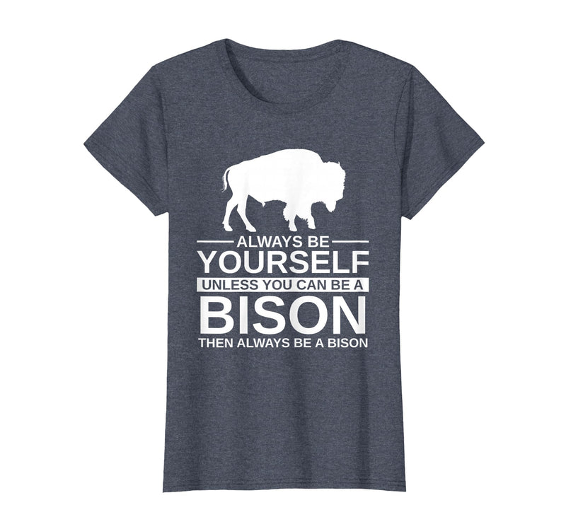 Bison Gift Bison Lover Accessories & Buffalo Stuff Cool Bison Design for Men Women Buffalo Animal Lovers Bison T-Shirt -