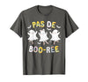 Ballet Ghost Halloween 2024 Spooky Dance Lover Pas de Boo-rée Ghost Ballet Dancer Halloween Dance Teacher T-Shirt - Asphalt