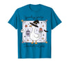 Spooky Goose Teacher Halloween Costume Funny Halloween Silly Goose Witch Spooky Goose Teacher Club T-Shirt - Sapphire Blue